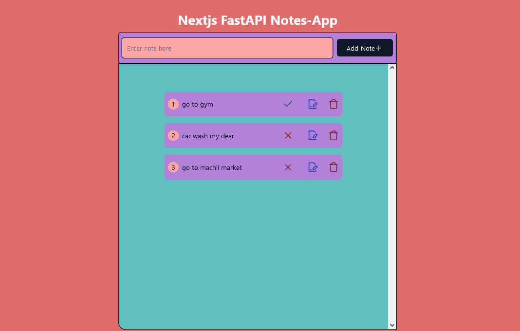 notes app